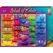 Puzzle - Holdson - Splash of Colour - 1000pc Puzzle - Stacked Rainbow