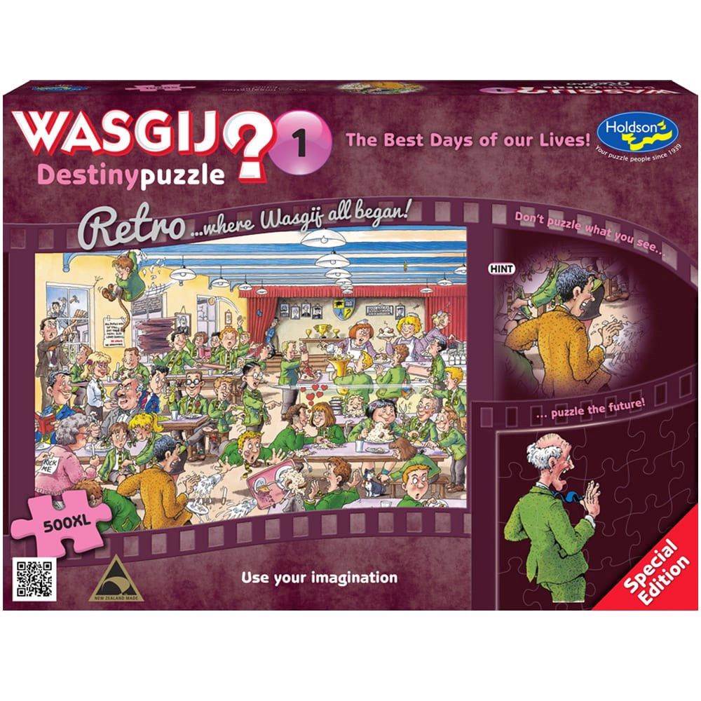Puzzle - Holdson - Wasgij? - 500XLpc Puzzle - Retro Destiny #1 Best Days of Our Lives!