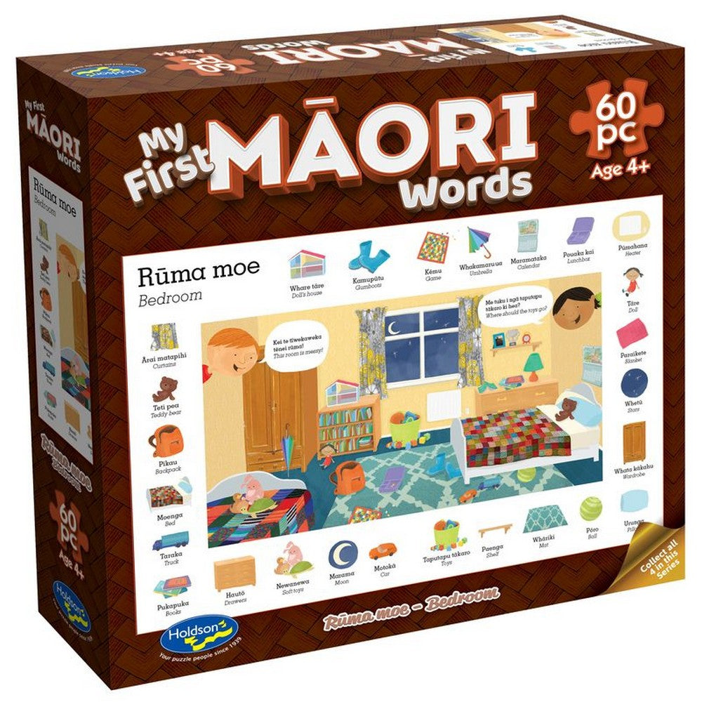 Puzzle - Holdson - My First Words in Maori - 60pc Puzzle - MASTER SINGLE