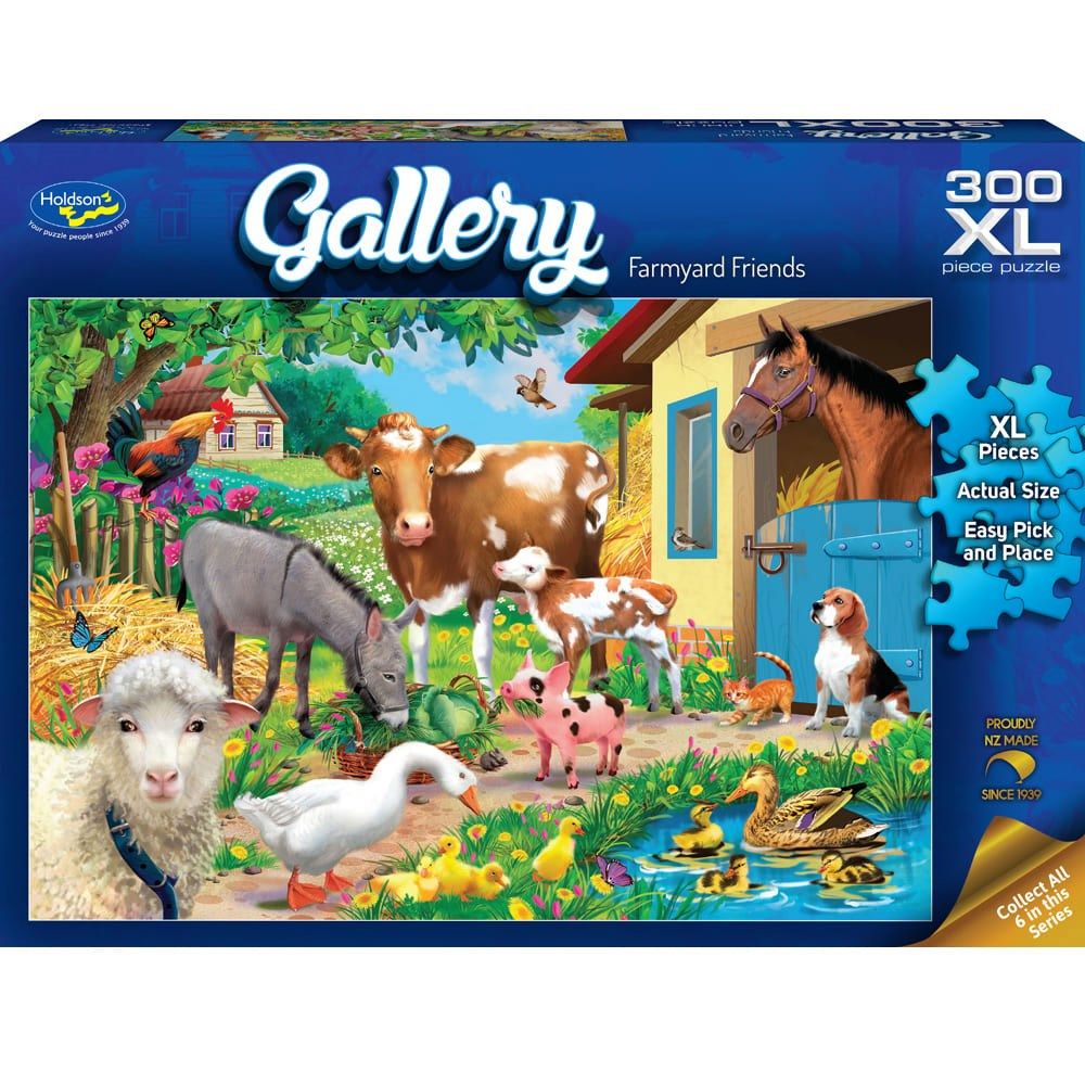 Puzzle - Holdson - Gallery S9 - 300XLpc Puzzle - Farmyard Friends