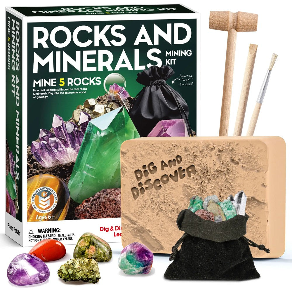 Rocks & Minerals Mining Kit