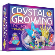 Crystal Growing Unicorn Terrarium