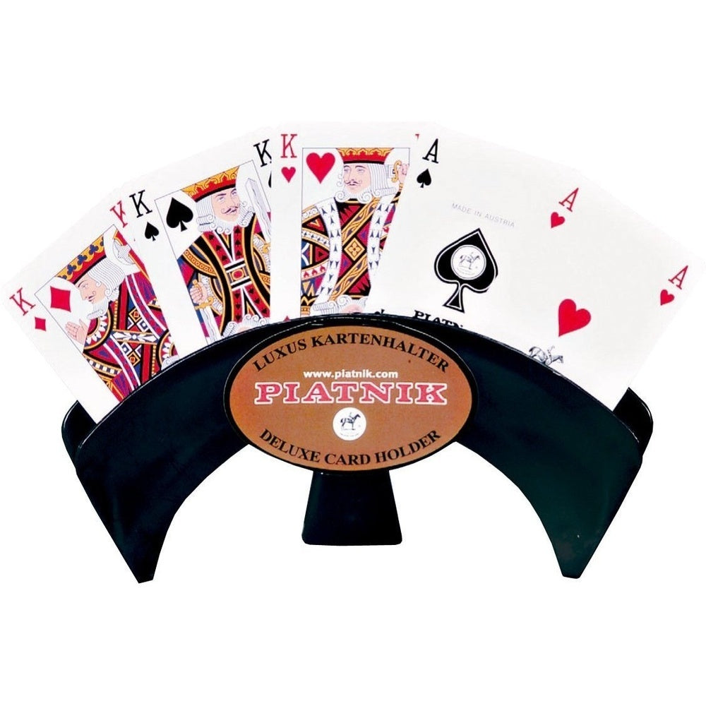 Playing Cards & Sets - Deluxe Adult Card Holder (Black)