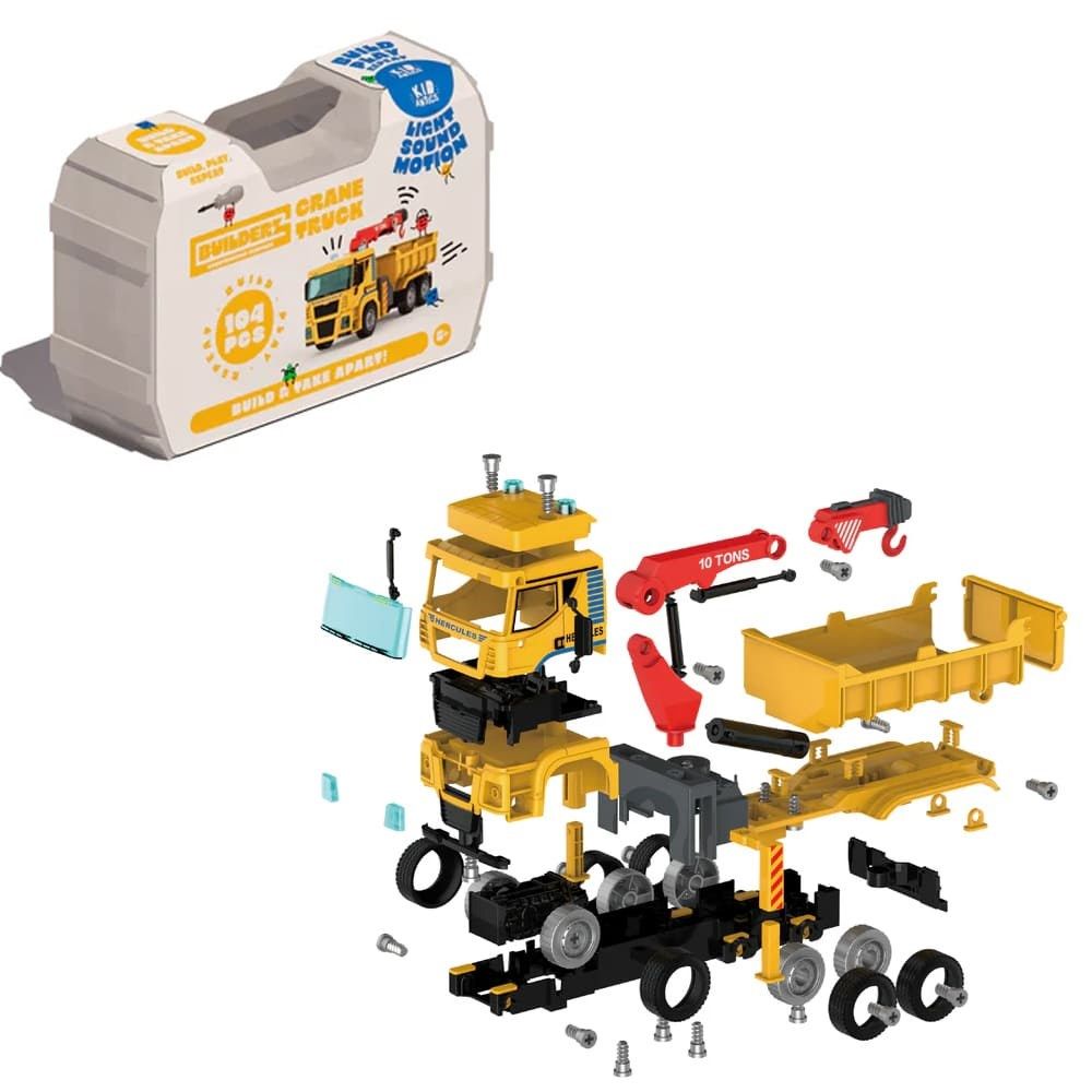 QMA - Kid Antics - Builderz Construction Crane Truck - Light & Sound