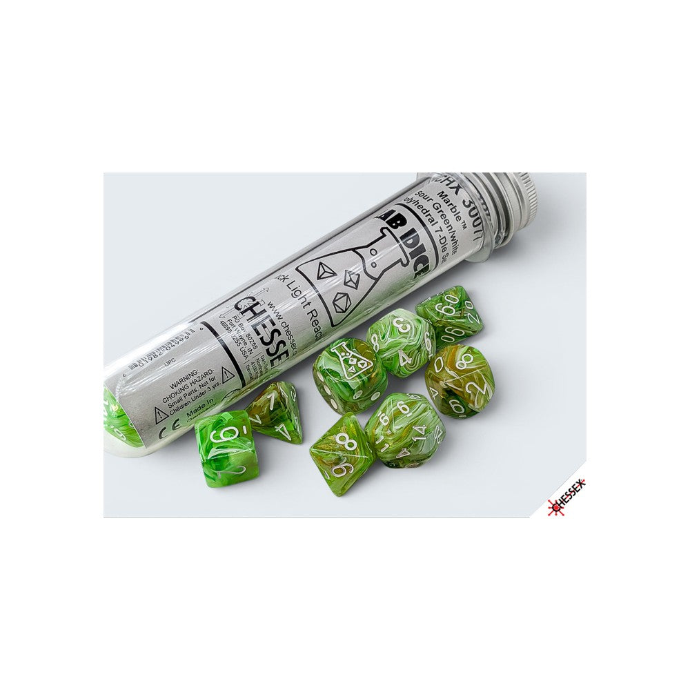 CHX 30077 Marbble Sour Green / White
