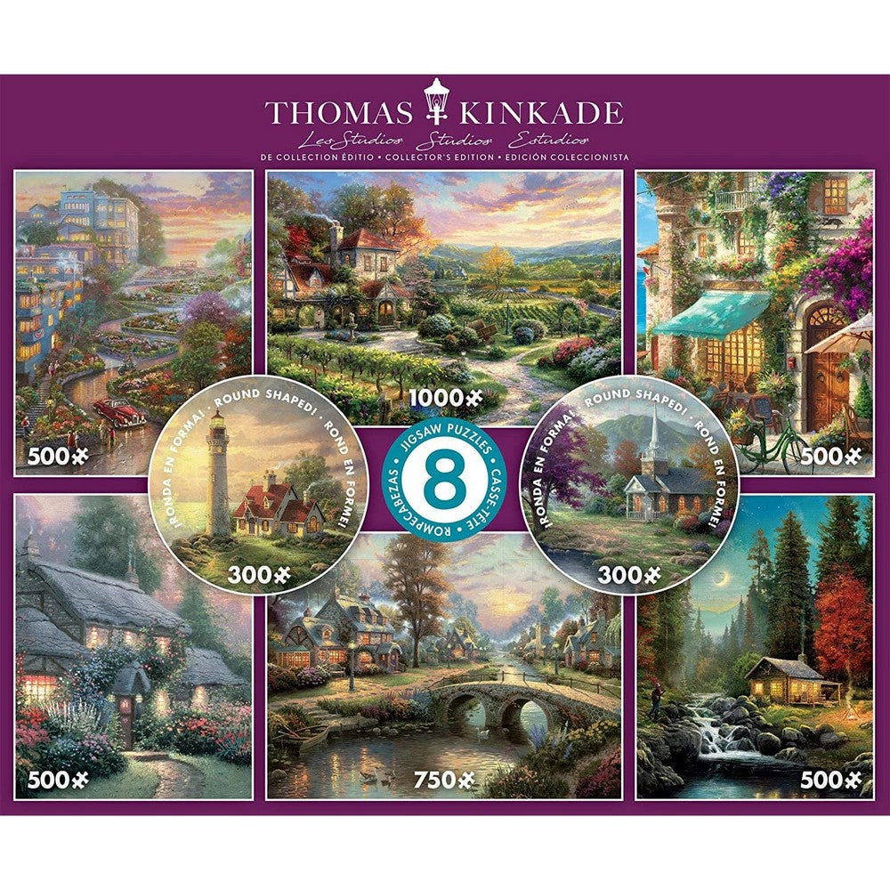 Thomas Kinkade 8 in 1 Jigsaw Puzzle