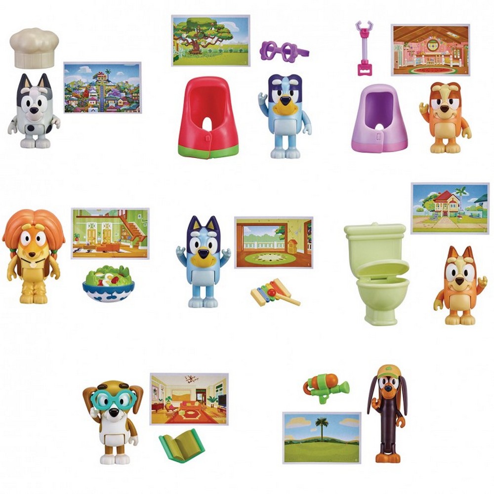 Bluey S15 Story Starter Pk 12Pc Cdu Assorted