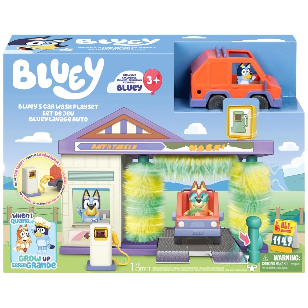 Bluey'S Car Wash Playset