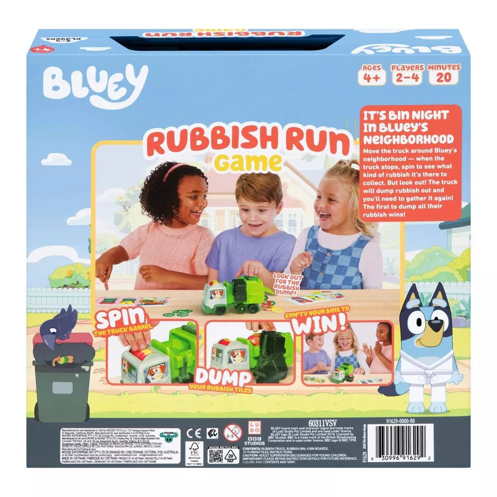 Bluey Rubbish Run Game