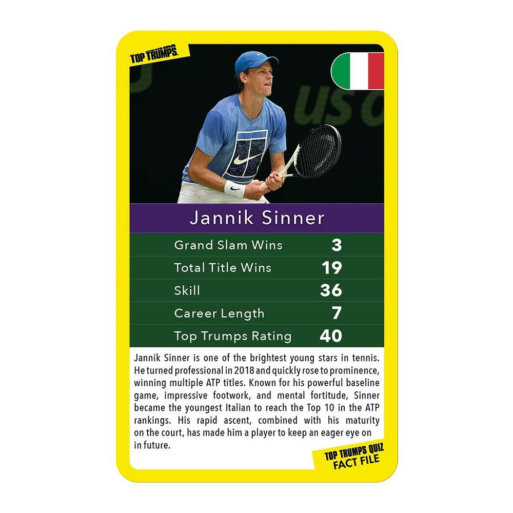 Top Trumps Tennis Stars - Limited Editions