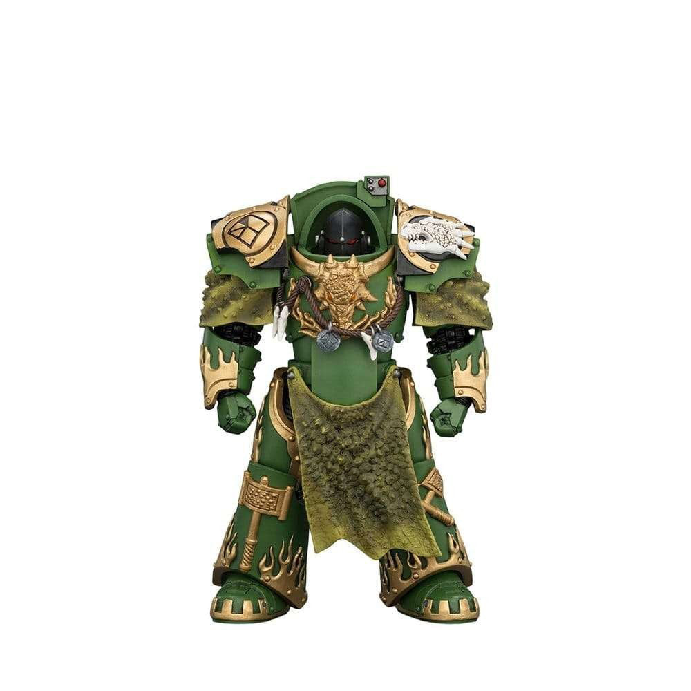 Warhammer Horus Heresy: 1/18 Scale Salamanders mFiredrake Terminator 2 with Thunder Hammer and Dragonscale Storm Shield