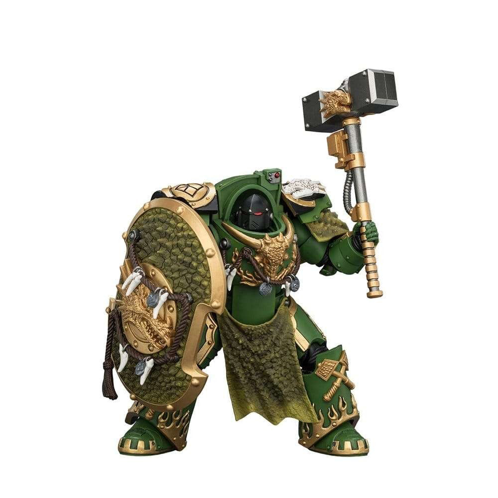 Warhammer Horus Heresy: 1/18 Scale Salamanders mFiredrake Terminator 2 with Thunder Hammer and Dragonscale Storm Shield