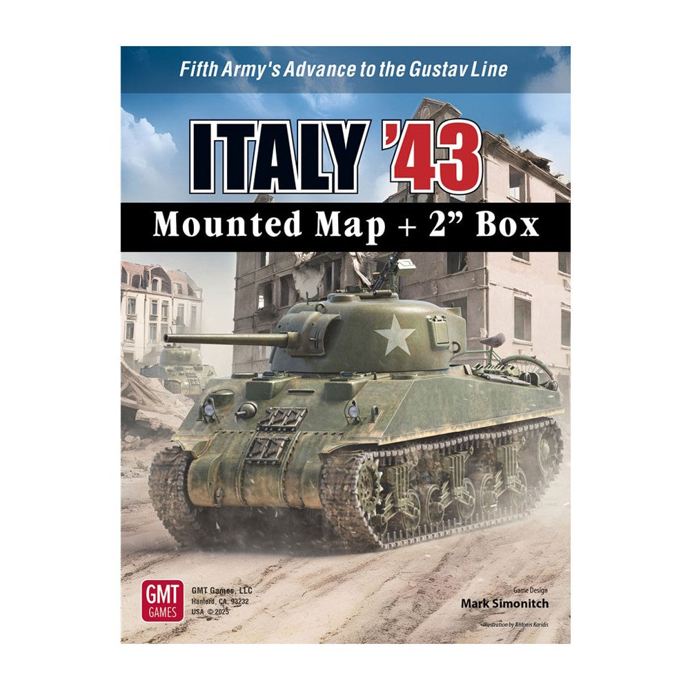 GMT Games - Italy '43 Box + Mtd Map