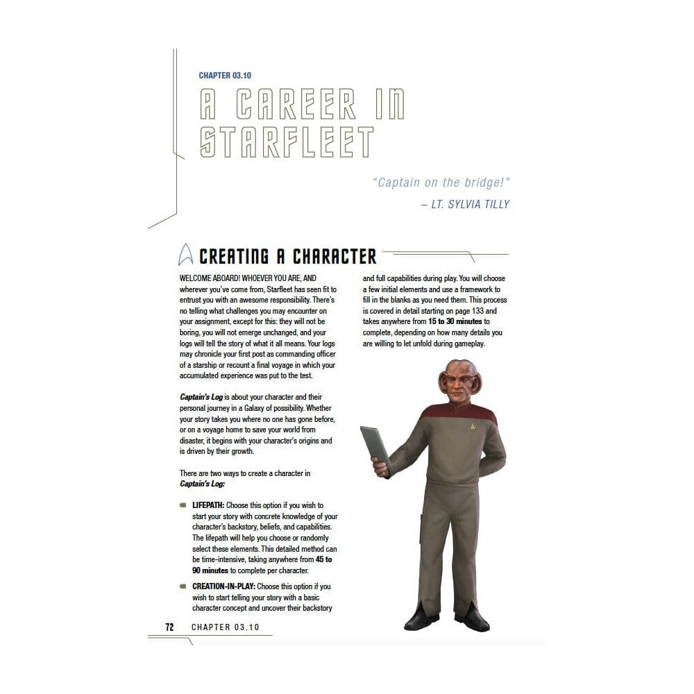 Star Trek Adventures - Captain's Log Solo RPG (2026 edition)