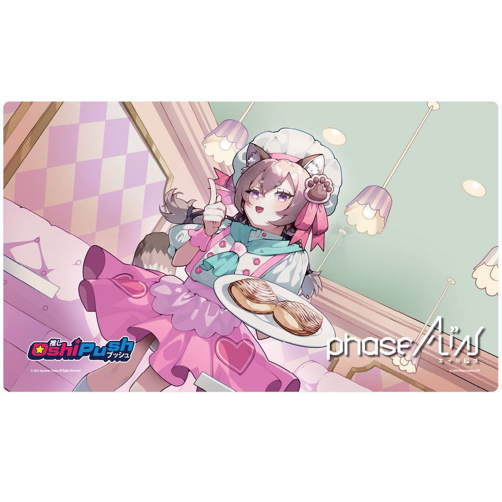 Oshi Push: Set 3: Phase ALiAS: Standard Size Neoprene Playmat (24.25""x14.25""): Komachi Panko