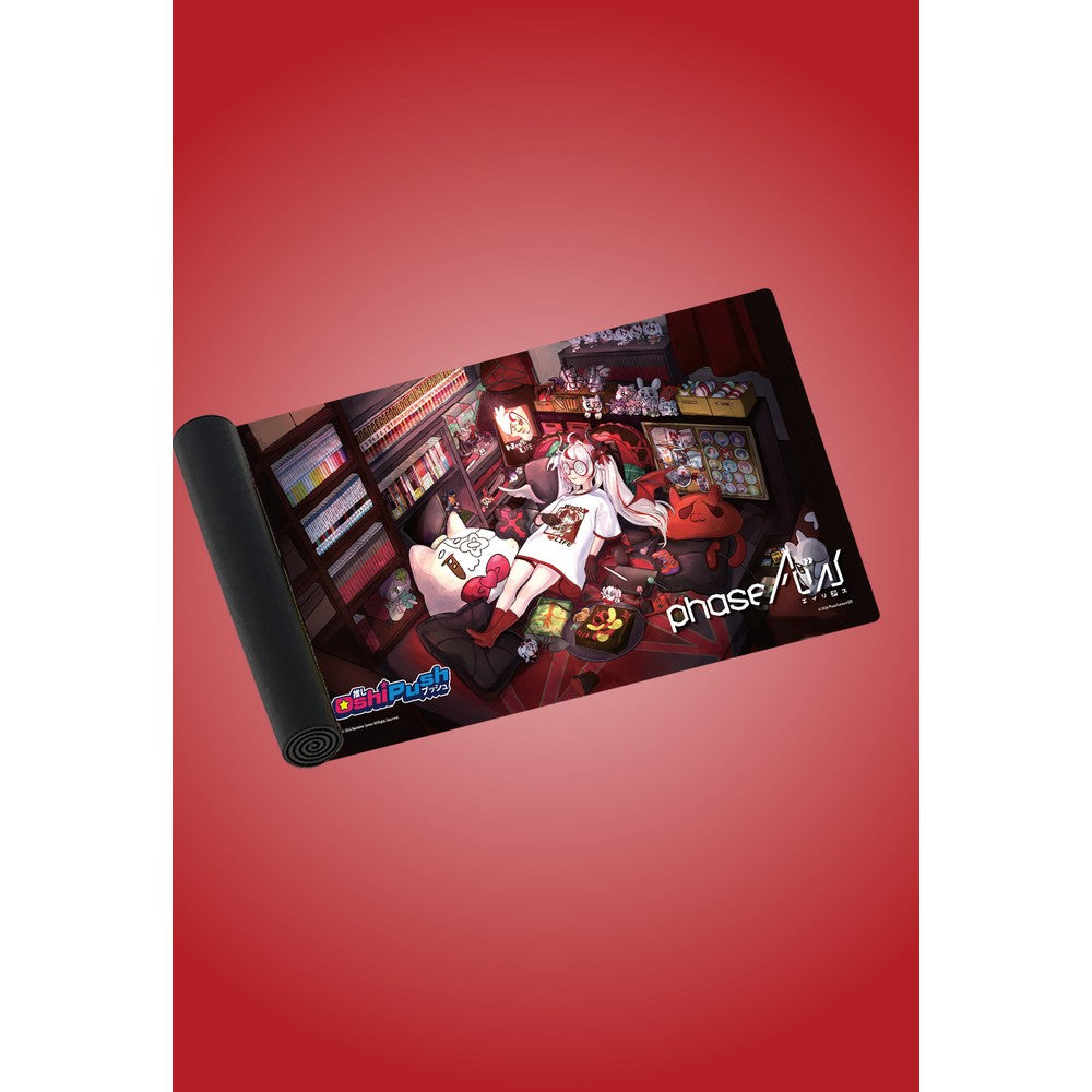 Oshi Push: Set 3: Phase ALiAS: Standard Size Neoprene Playmat (24.25""x14.25""): Remilia Nephys