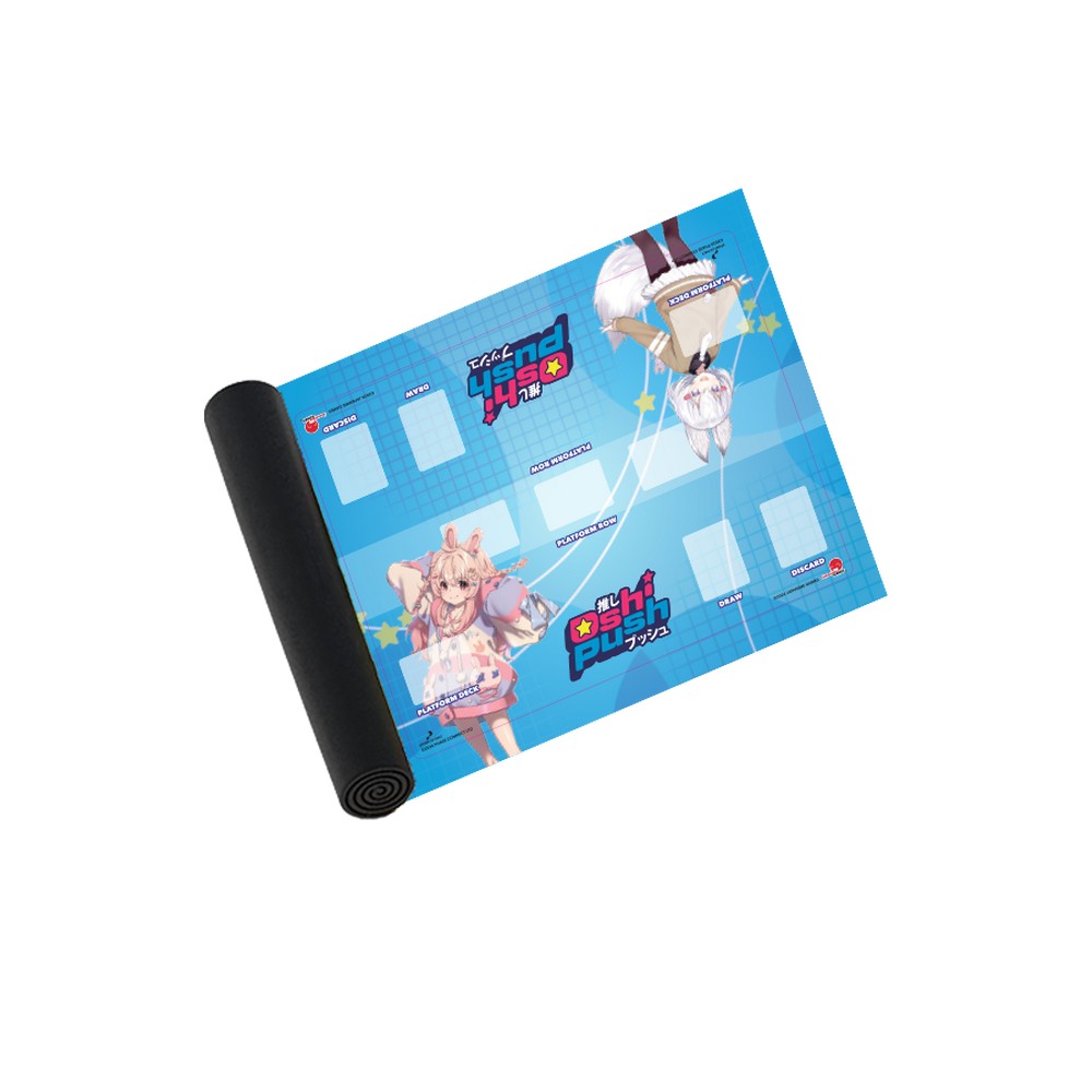Oshi Push: Set 3: Phase ALiAS: Two-Player Oversized Neoprene (36”x24”) Setup Mat