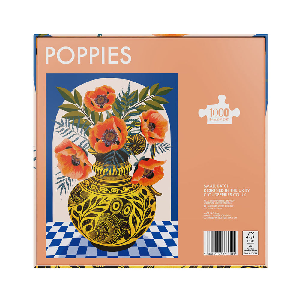 Puzzle - Cloudberries - Poppies 1000pc