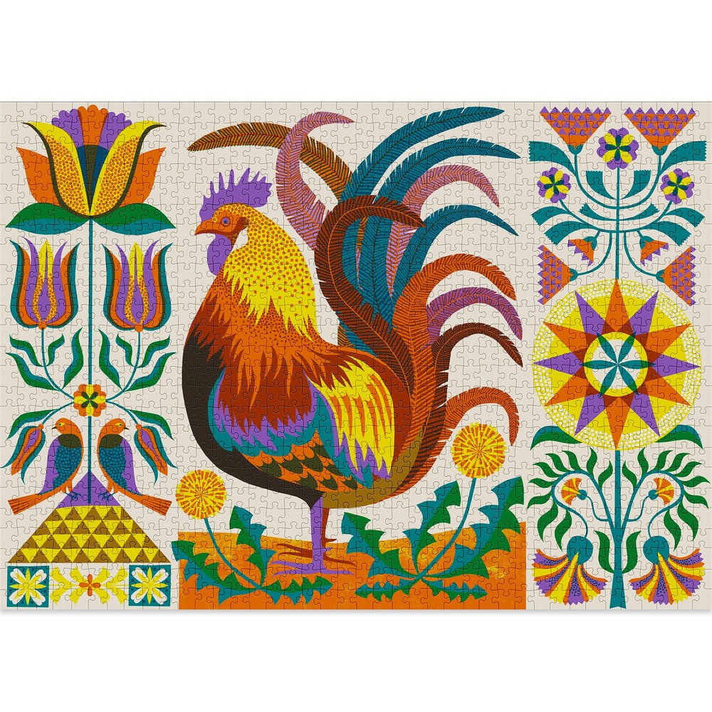Puzzle - Cloudberries - Rooster 1000pc