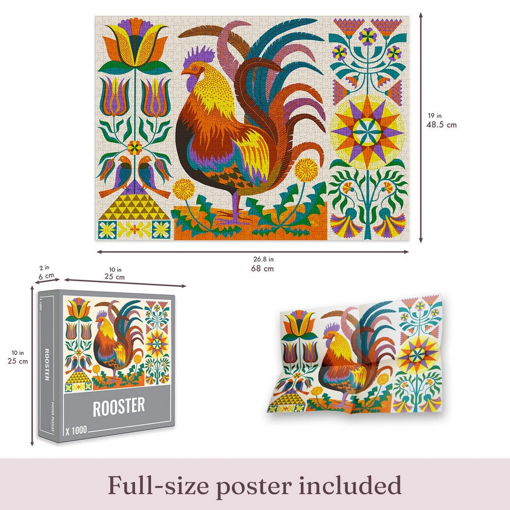 Puzzle - Cloudberries - Rooster 1000pc
