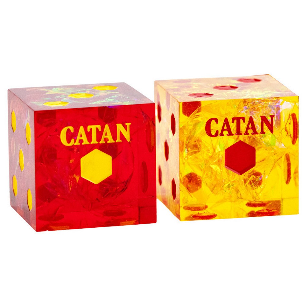 Fanroll: Catan Sharp Edge Resin Dice Set