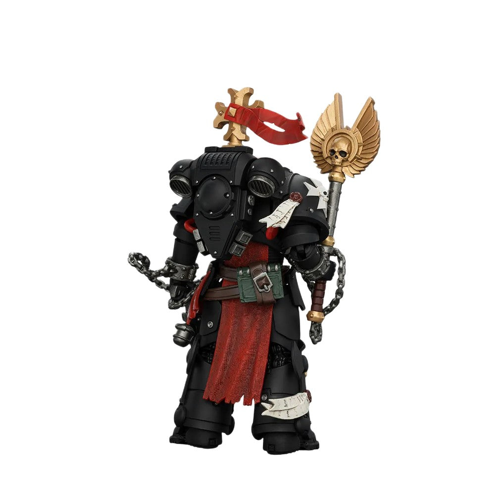 Warhammer Collectibles: 1/18 Scale Black Templars Execrator 1 with Crozius Arcanum and Master-Crafted Power Weapon