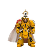 Warhammer Collectibles: 1/18 Scale Imperial Fists Darnath Lysander with Thunder Hammer and Storm Shield