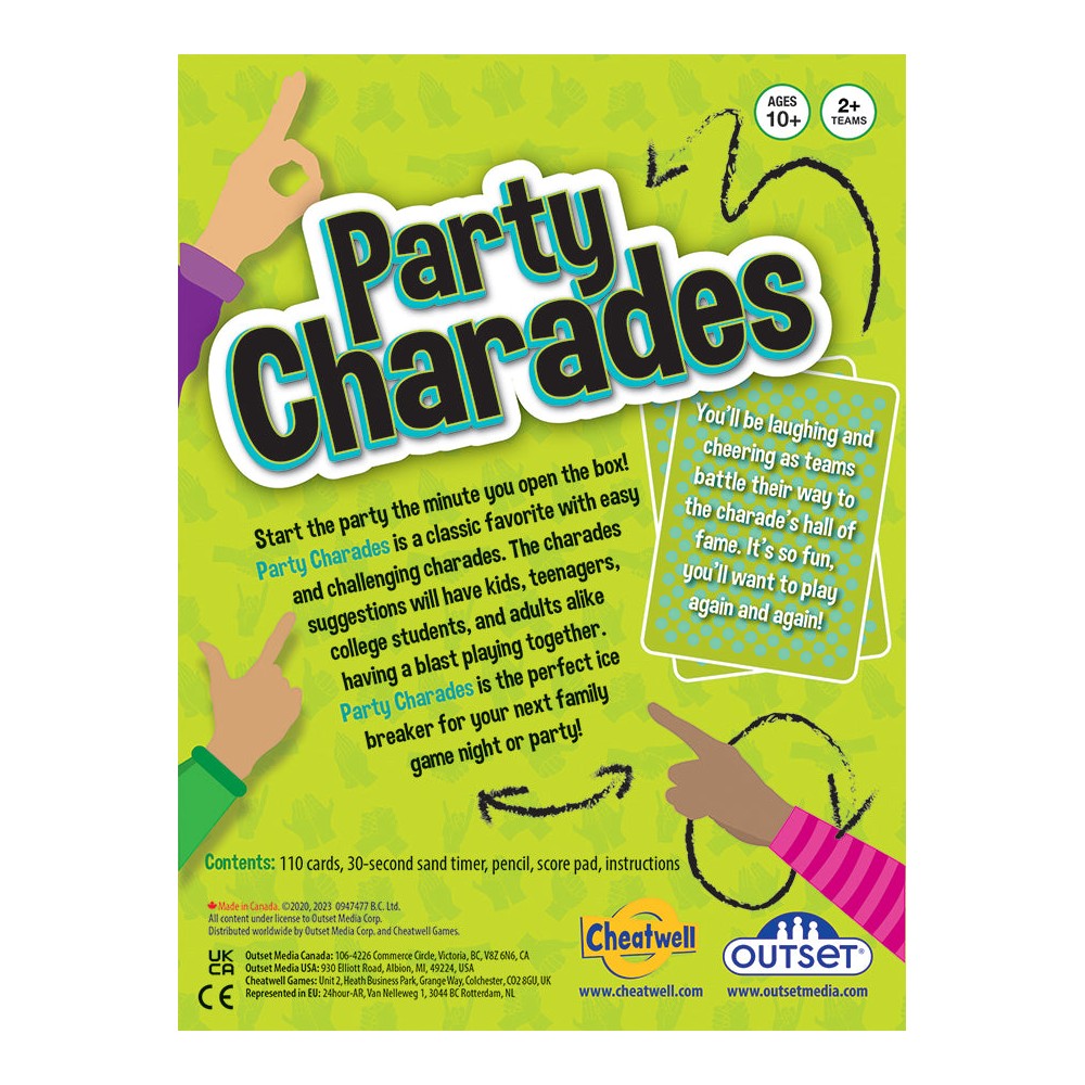 Party Charades - New Version - Cheatwell Games