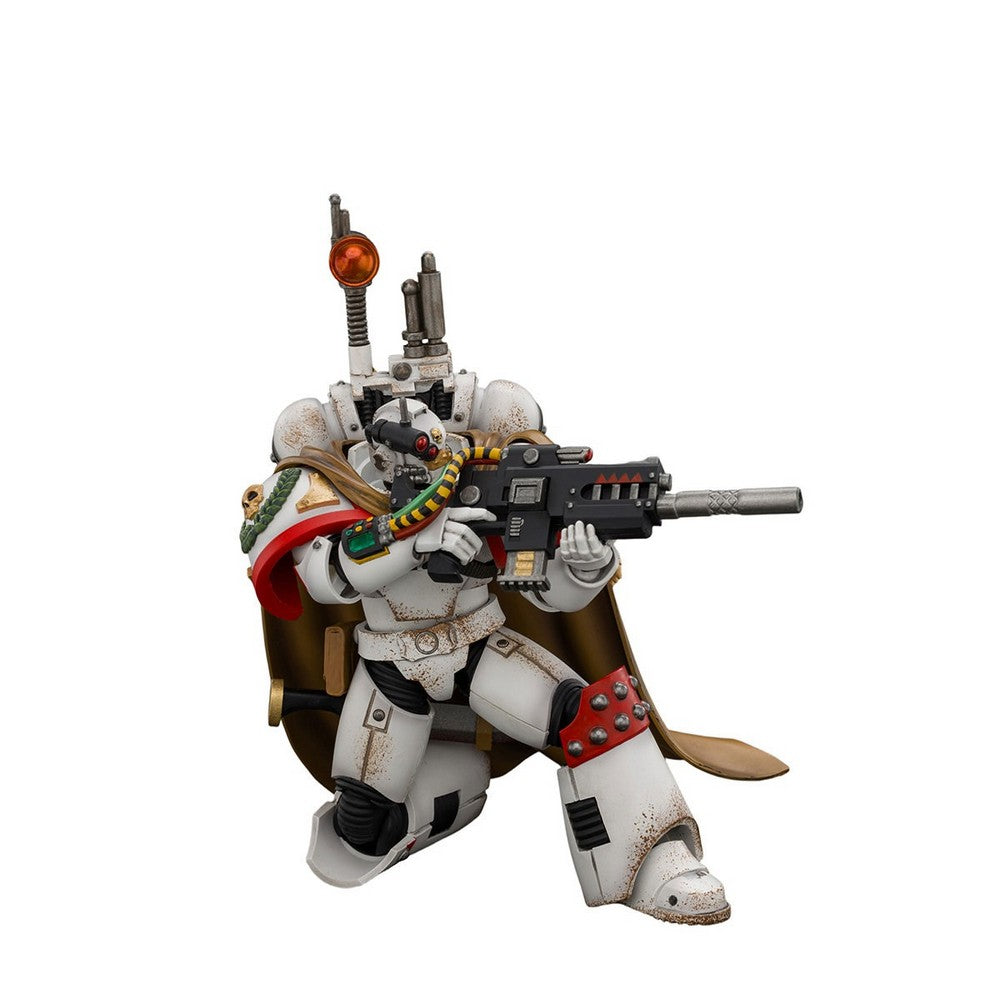 Warhammer Collectibles: 1/18 Scale White Scars Legion Vigilator with Nemesis rifle and Bolt Pistol