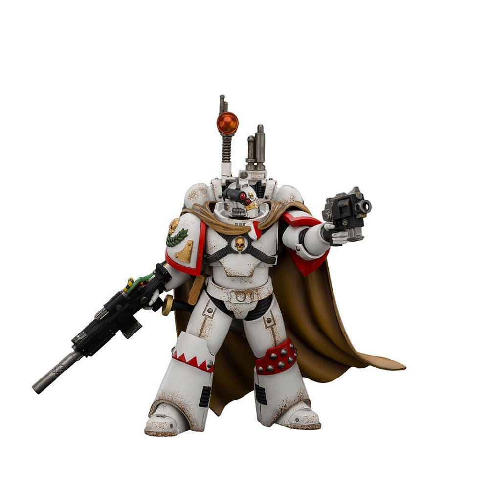 Warhammer Collectibles: 1/18 Scale White Scars Legion Vigilator with Nemesis rifle and Bolt Pistol