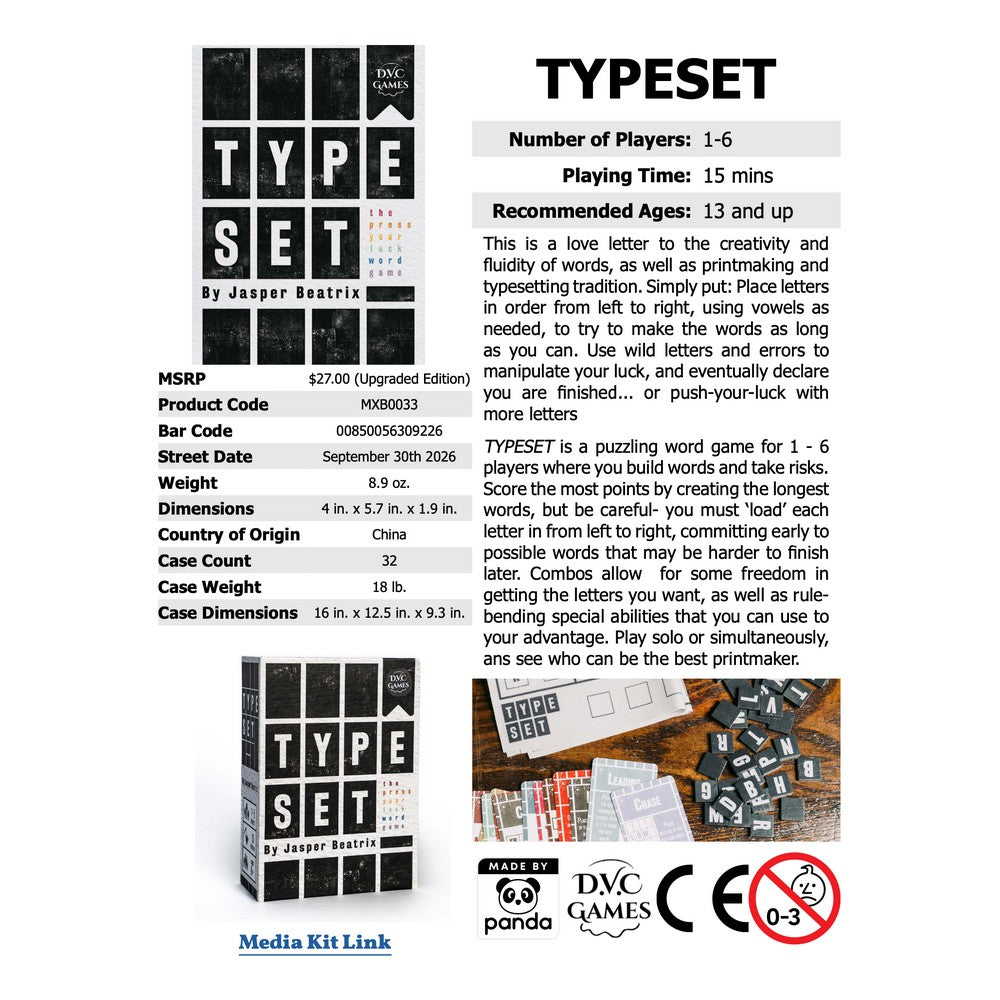 TYPESET: Upgraded Edition