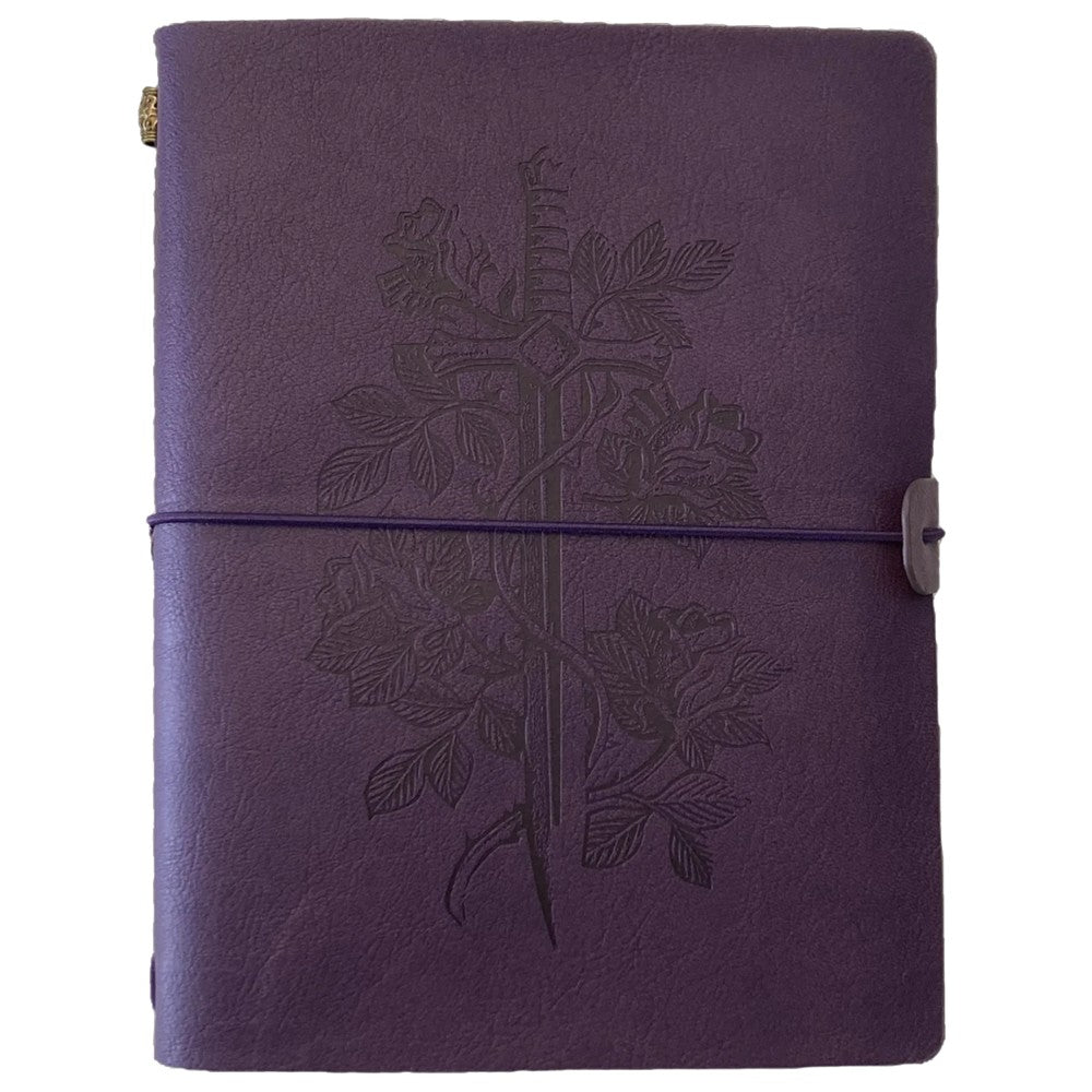 Character Journal (Purple) - Sword and Rose