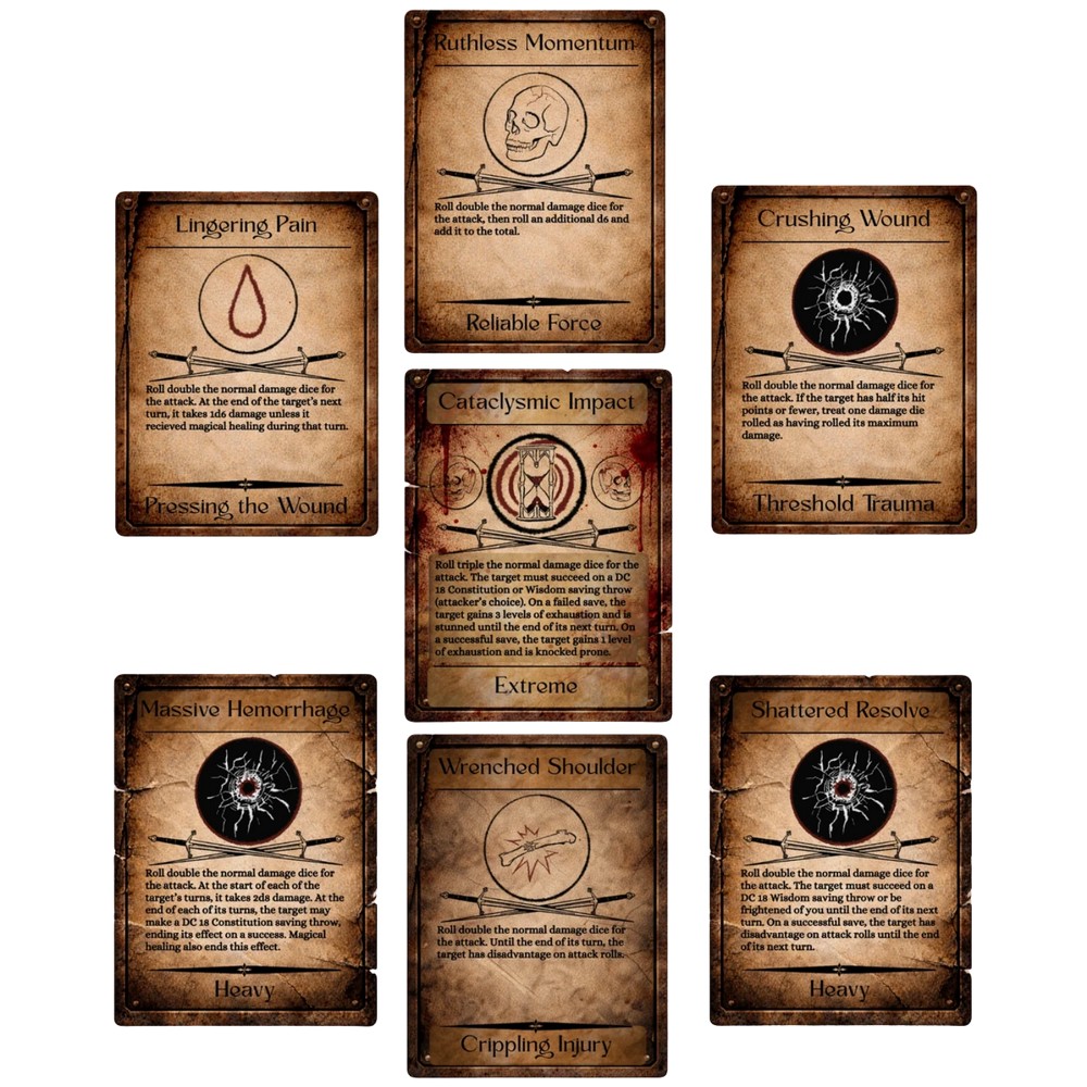 Critical Hit Deck: Damage