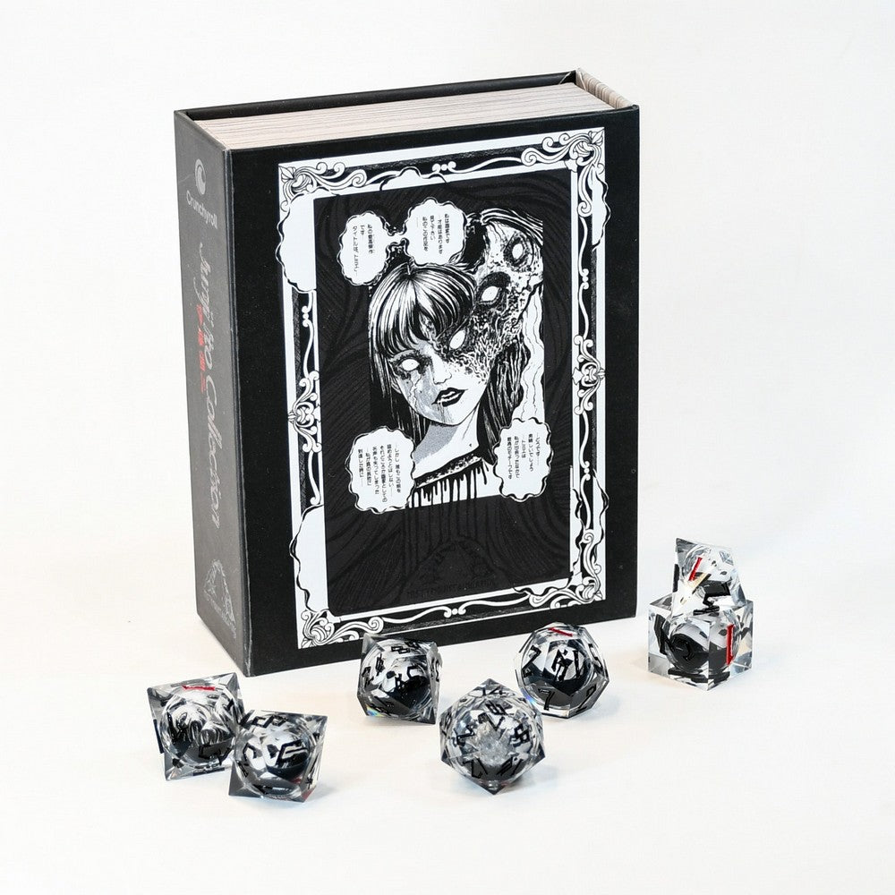 Junji Ito Liquid Core Dice Set