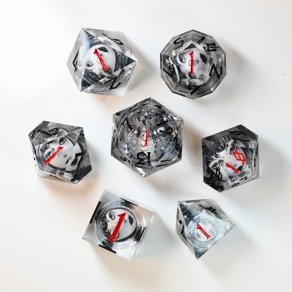 Junji Ito Liquid Core Dice Set