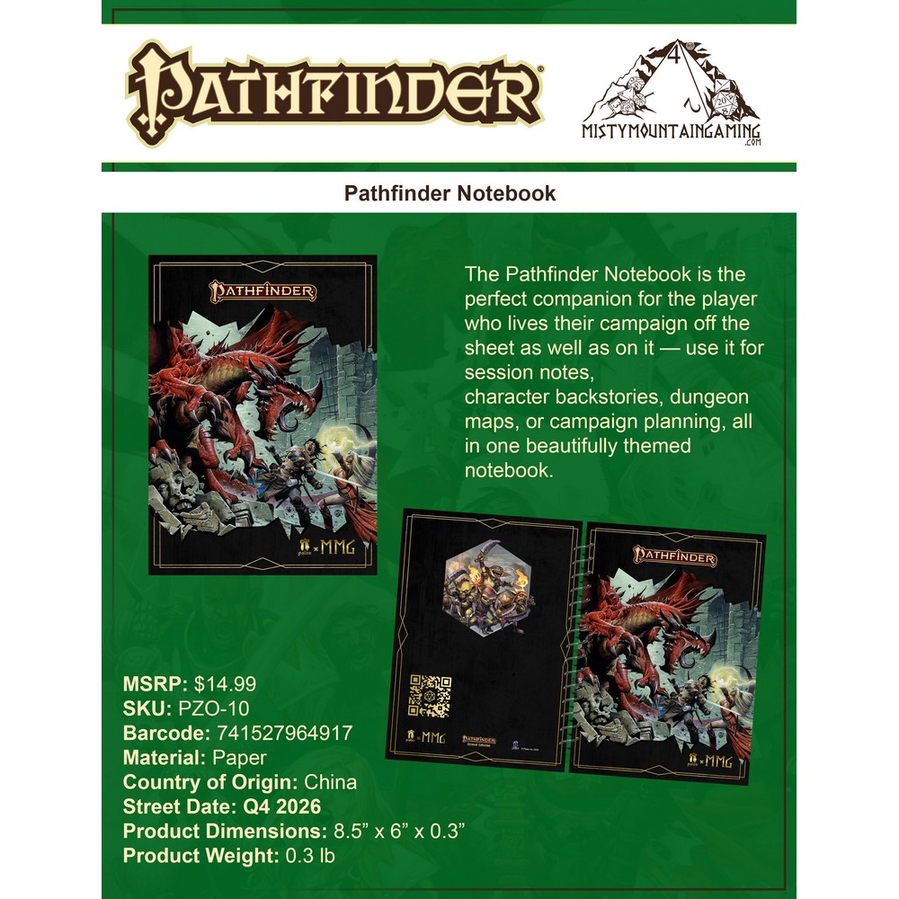 Pathfinder Notebook