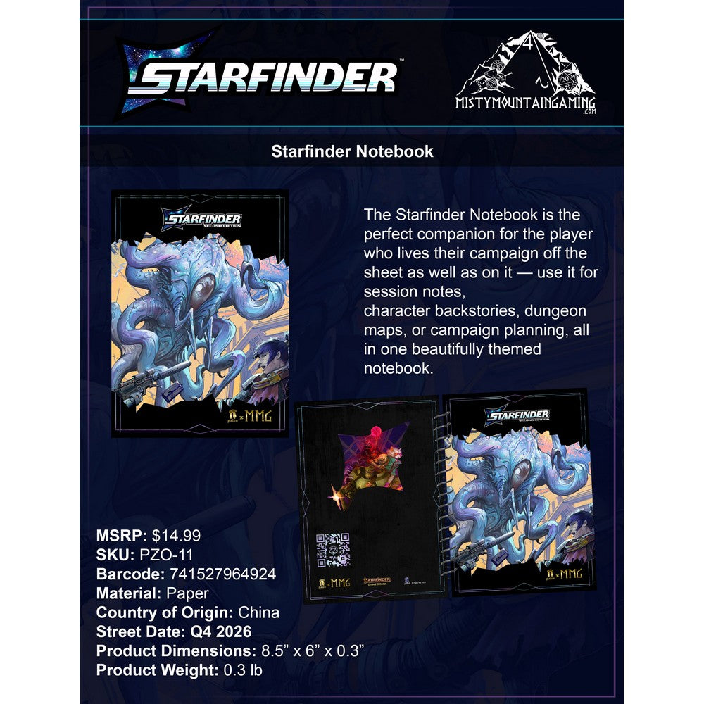 Starfinder Notebook