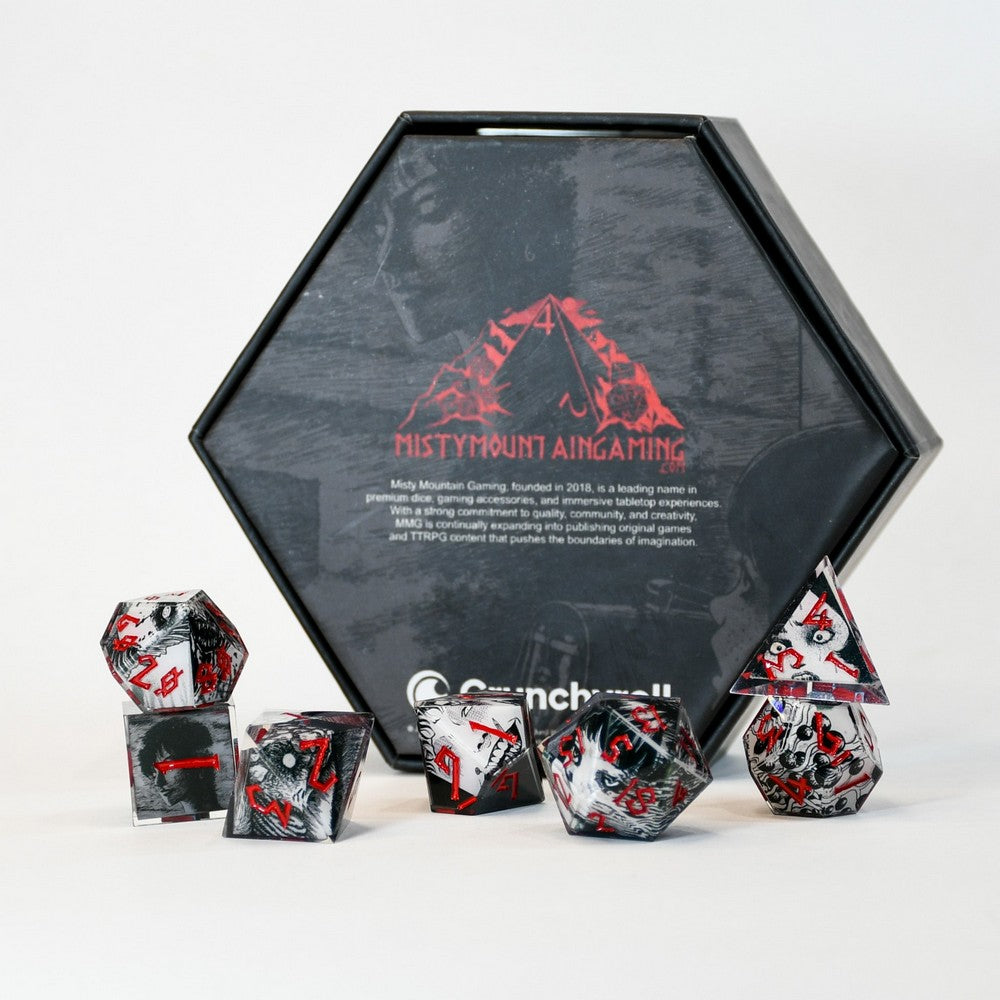 Junji Ito Sharp-Edge Resin Dice Set
