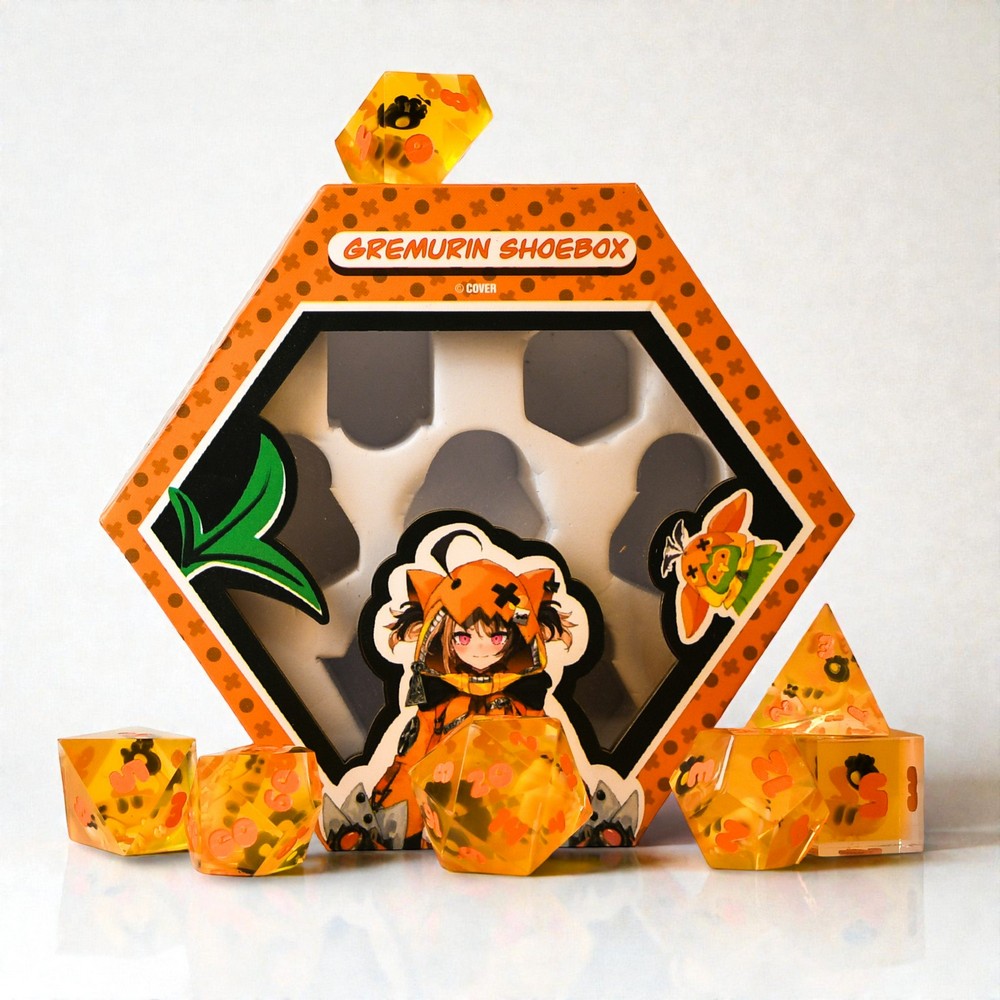 Gigi Murin Sharp-Edge Resin Dice Set