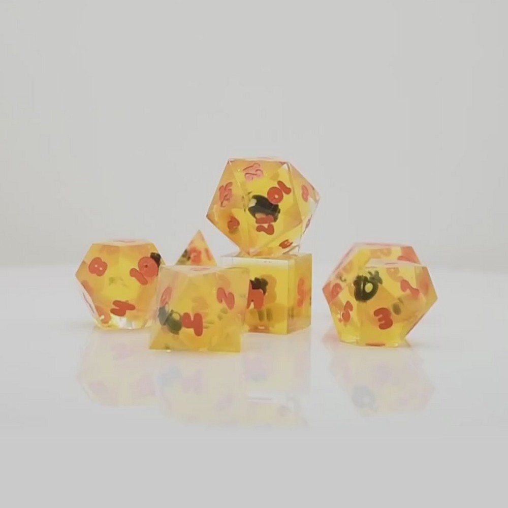 Gigi Murin Sharp-Edge Resin Dice Set
