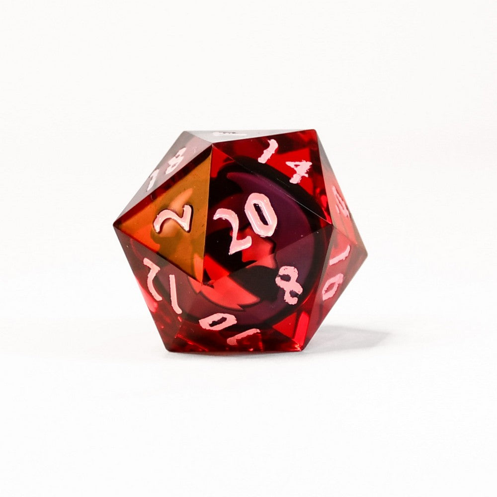 Mori Calliope Sharp-Edge Resin Dice Set