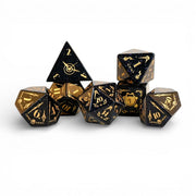 Ouro Kronii Blue Sandstone Dice Set
