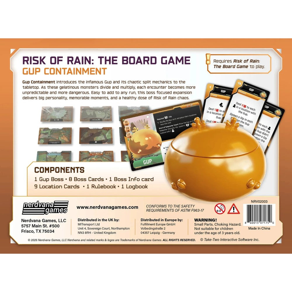Risk of Rain: The Board Game - Gup Containment Expansion