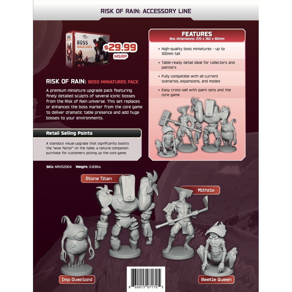 Risk of Rain: The Board Game - Boss Miniatures