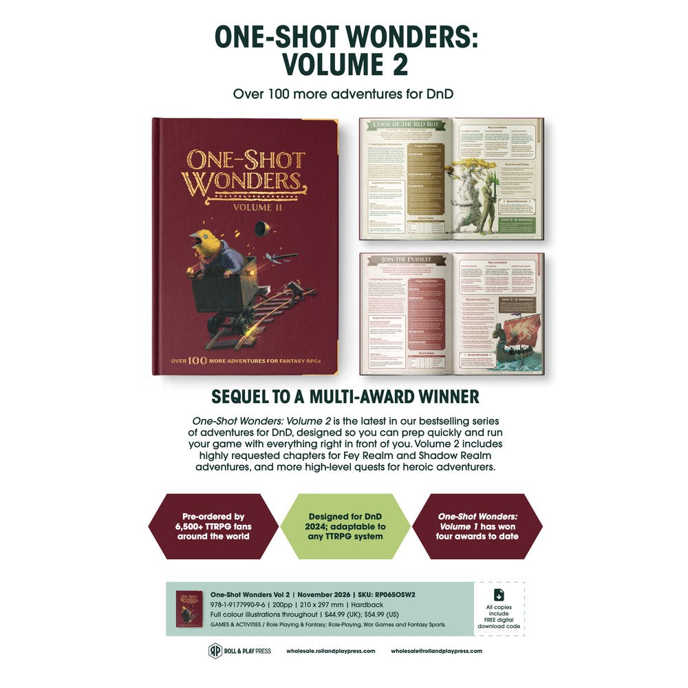 One-Shot Wonders: Volume 2