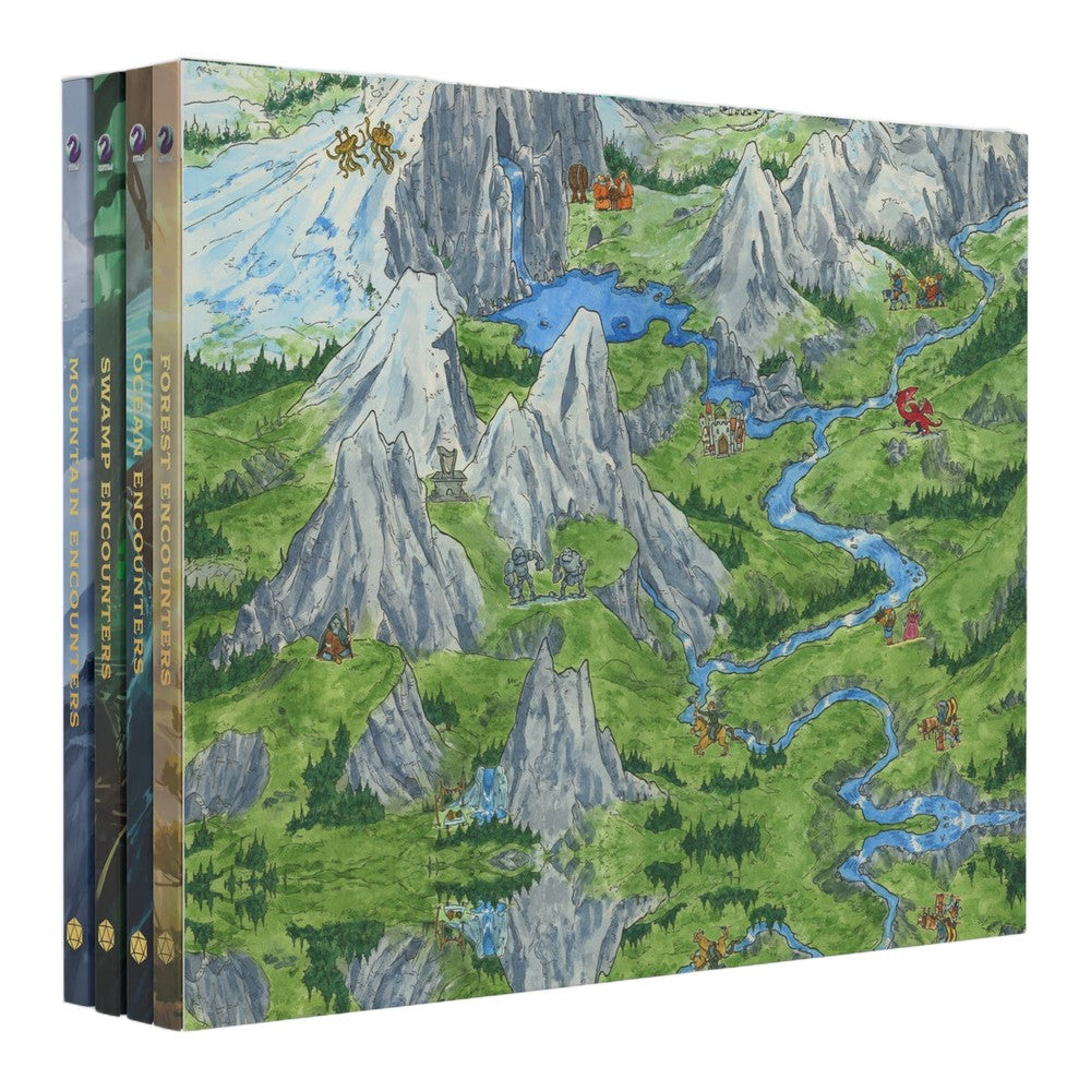 Encounters at a Glance: Into the Wild: Sleeved Biome Book Bundle - Scratch & Fold Edition