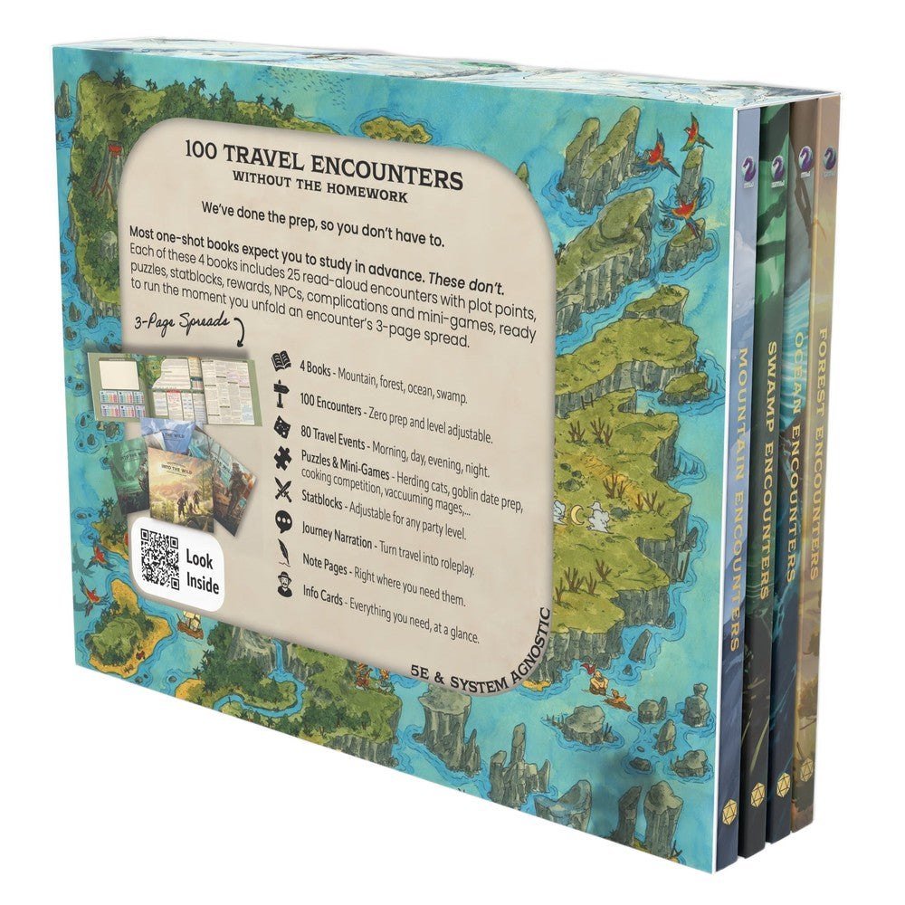 Encounters at a Glance: Into the Wild: Sleeved Biome Book Bundle - Scratch & Fold Edition