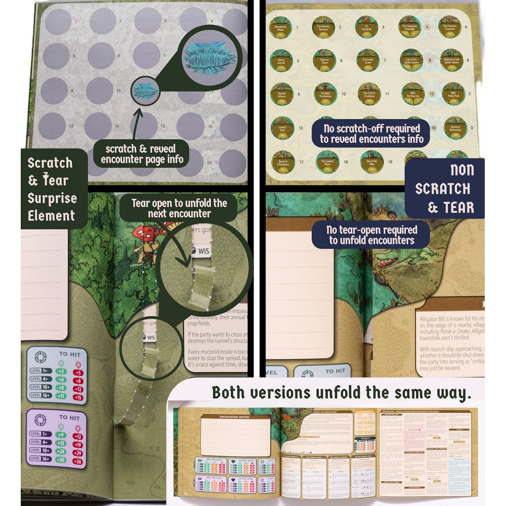 Encounters at a Glance: Into the Wild: Sleeved Biome Book Bundle - Scratch & Fold Edition