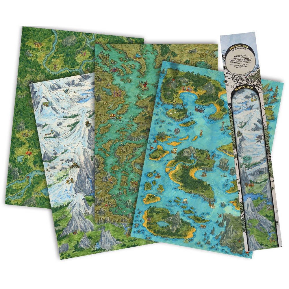 Encounters at a Glance Encounter: Into the Wild: Biome Poster Set - Regular Edition