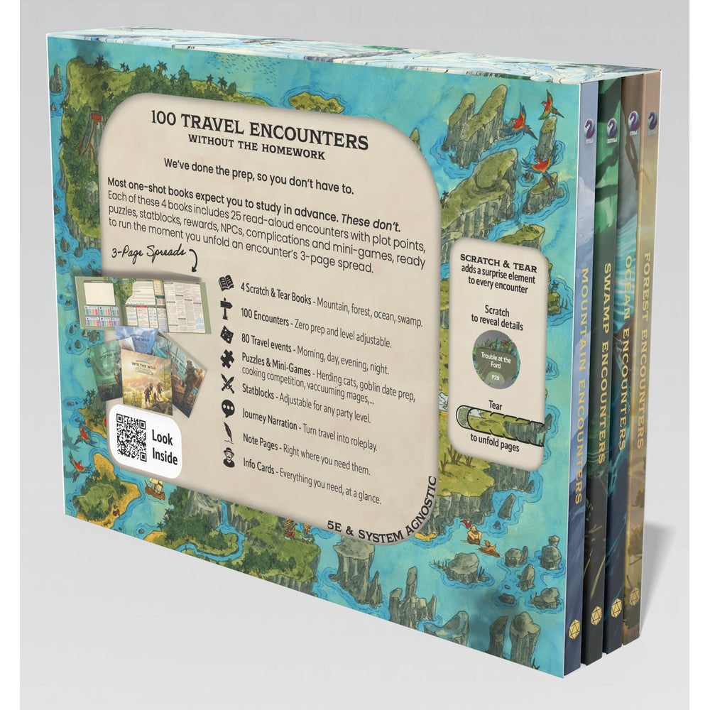 Encounters at a Glance: Into the Wild: Sleeved Biome Book Bundle - Scratch & Tear Edition